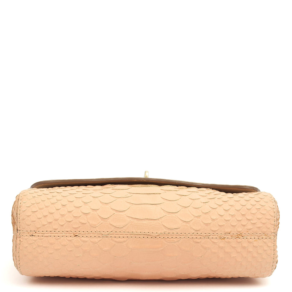 Mulberry Shoulder Bag Cecily  in Neutral, Exotic Effect Leather