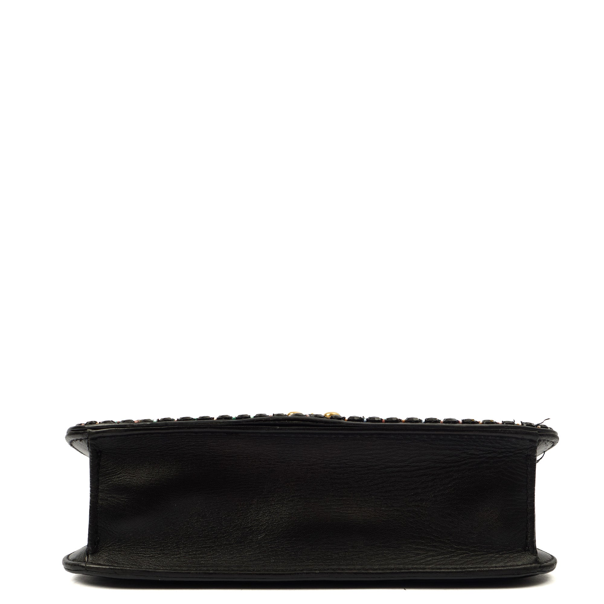 Valentino Shoulder Bag Glam Lock - Medium in Black, Calfskin