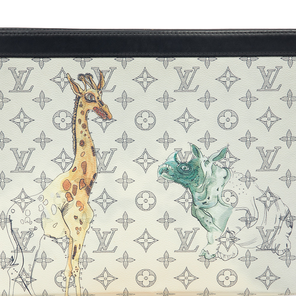 Louis Vuitton Savane Pochette Voyage MM in Multi, Leather