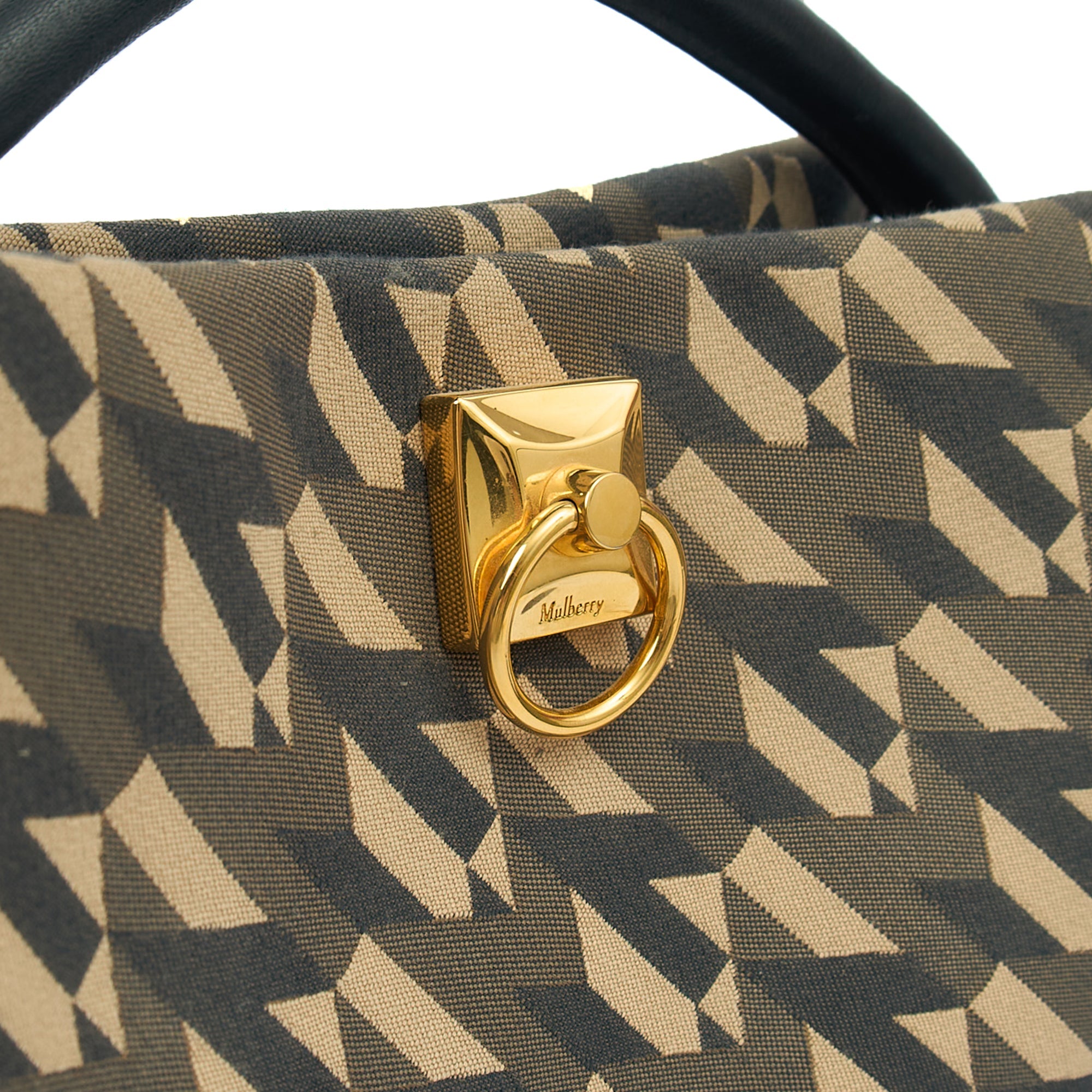 Mulberry Tote Iris - Small in Print, Canvas