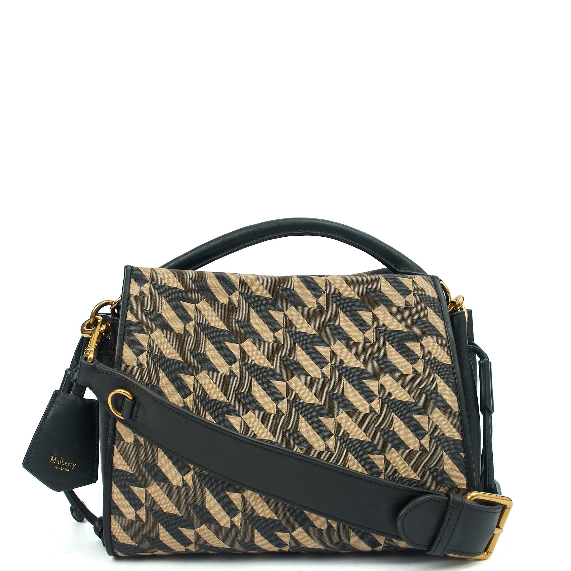 Mulberry Tote Iris - Small in Print, Canvas