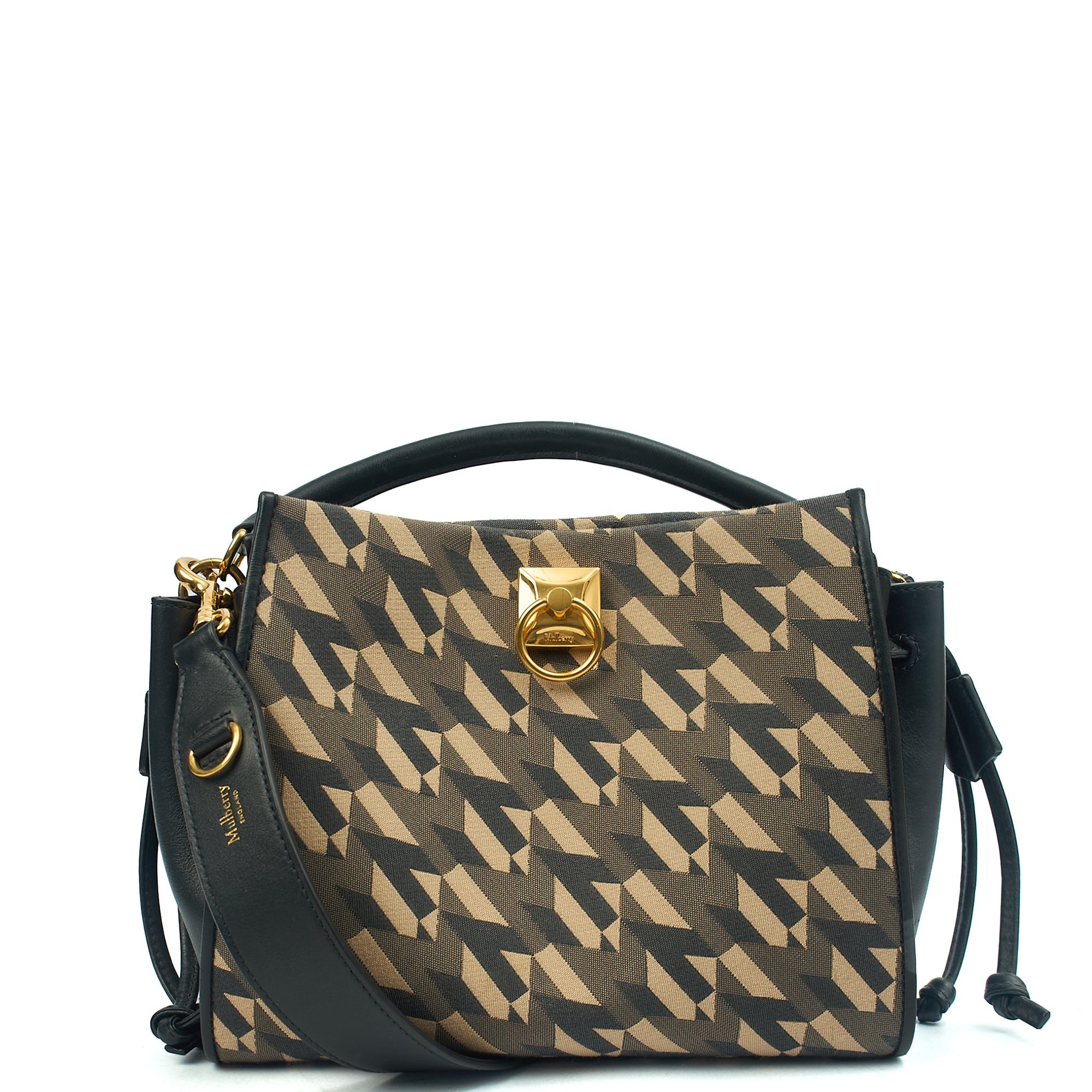 Mulberry Tote Iris - Small in Print, Canvas