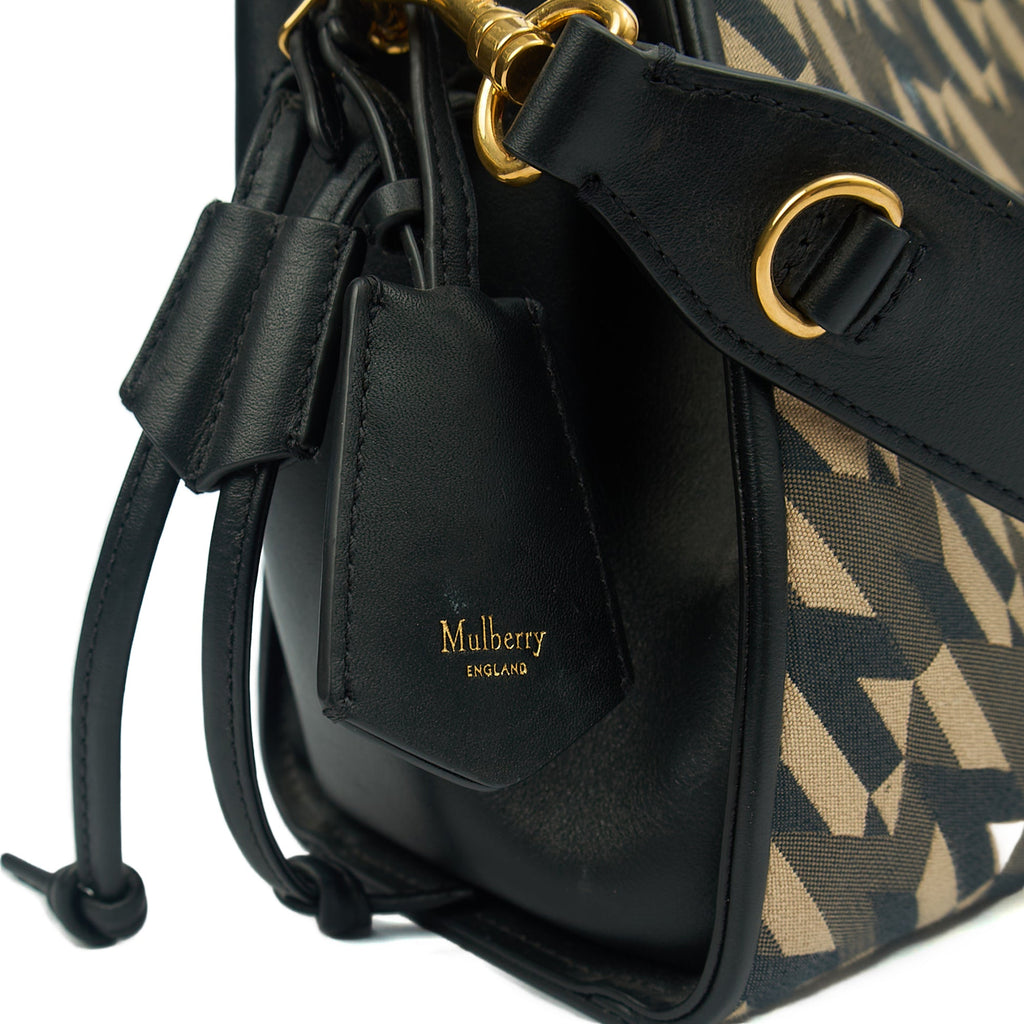 Mulberry Tote Iris - Small in Print, Canvas