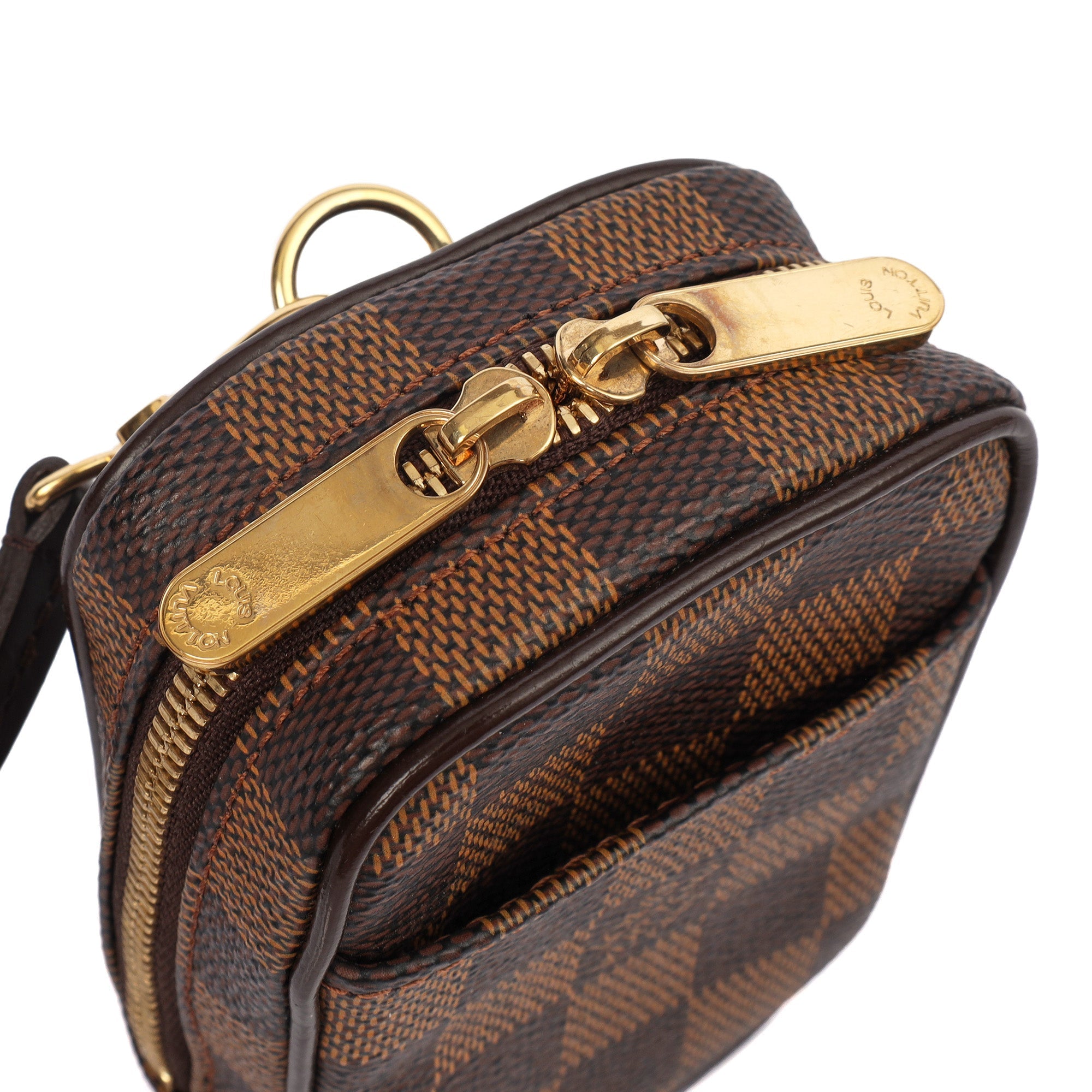 Louis Vuitton Cross Body Etui Voyage MM  in Damier, Canvas