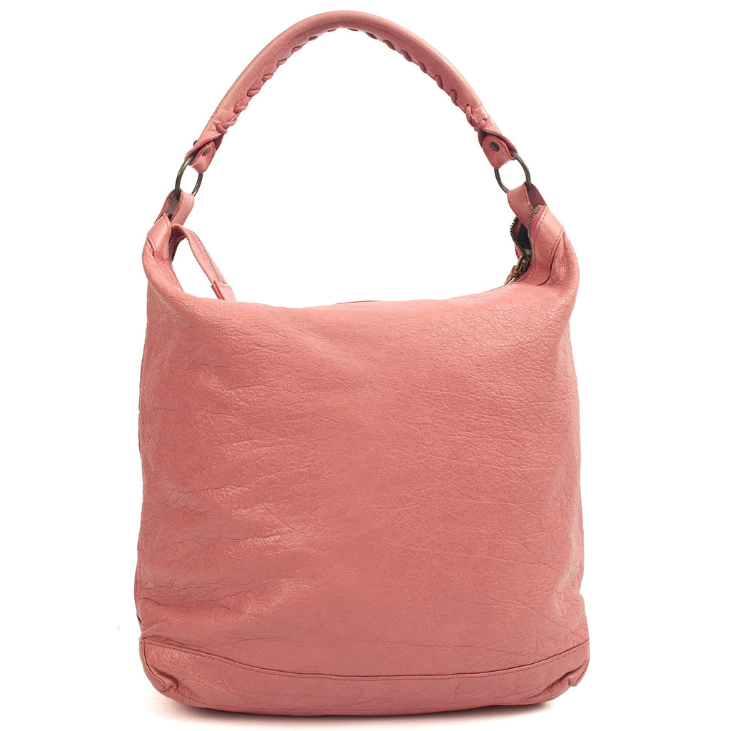 Balenciaga Shoulder Bag Classic Day Hobo in Pink, Leather