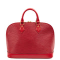 Louis Vuitton Tote Alma MM in Red, Epi Leather