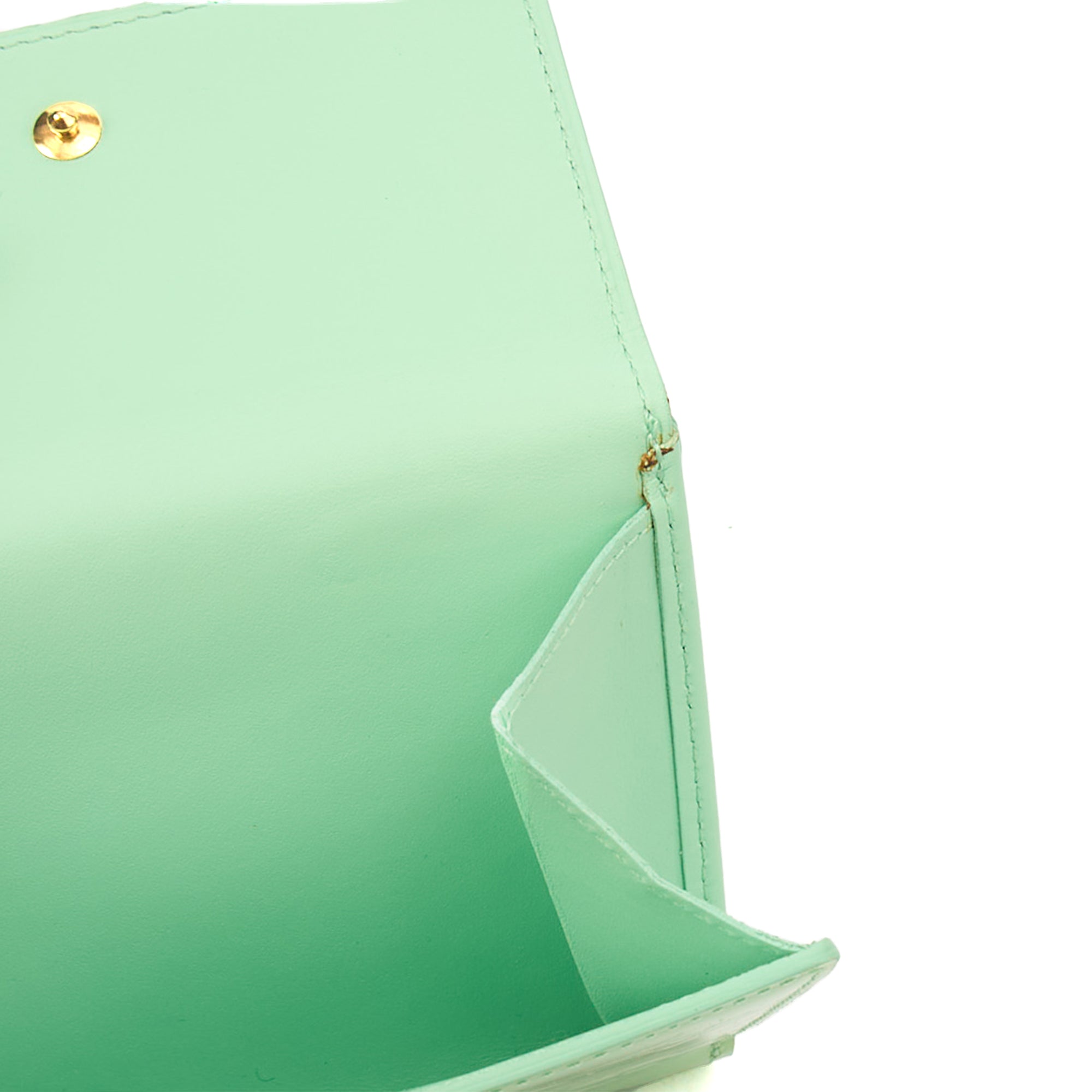 Louis Vuitton Wallet Wallet in Green, Patent Leather