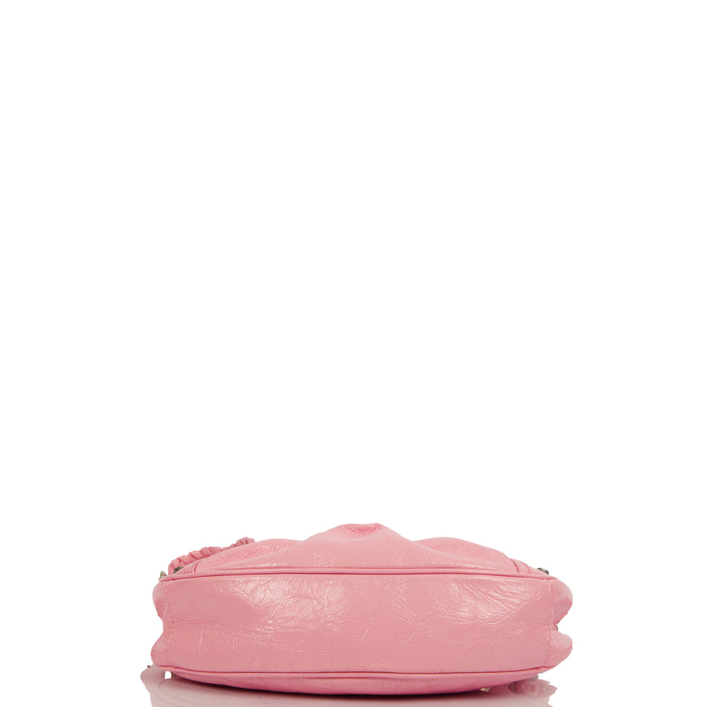 Balenciaga Shoulder Bag Le Cagole XS in Pink, Leather