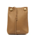 Loewe Cross Body T Pouch in Brown, Leather