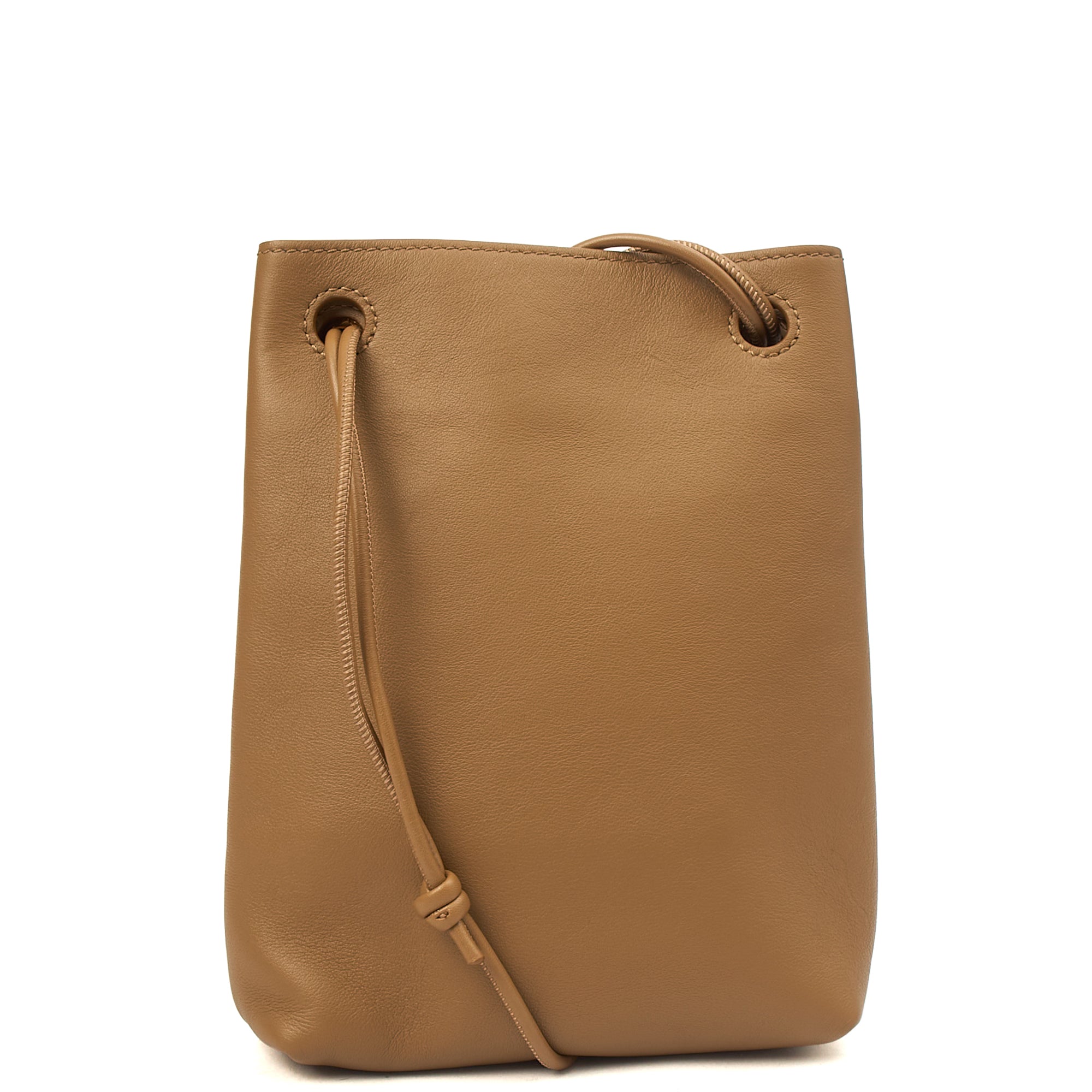 Loewe Cross Body T Pouch in Brown, Leather