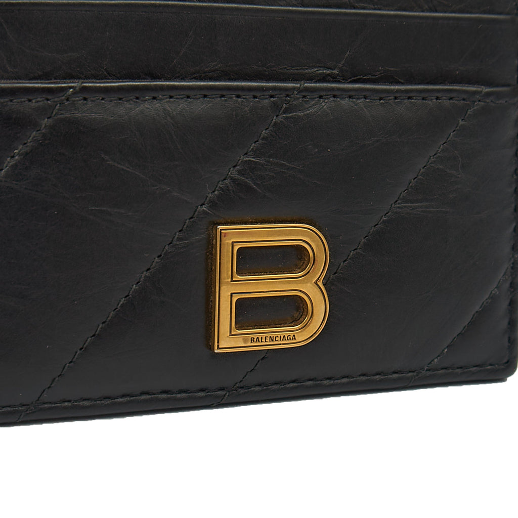Balenciaga  Holder Neo Classic  Holder in Black, Leather