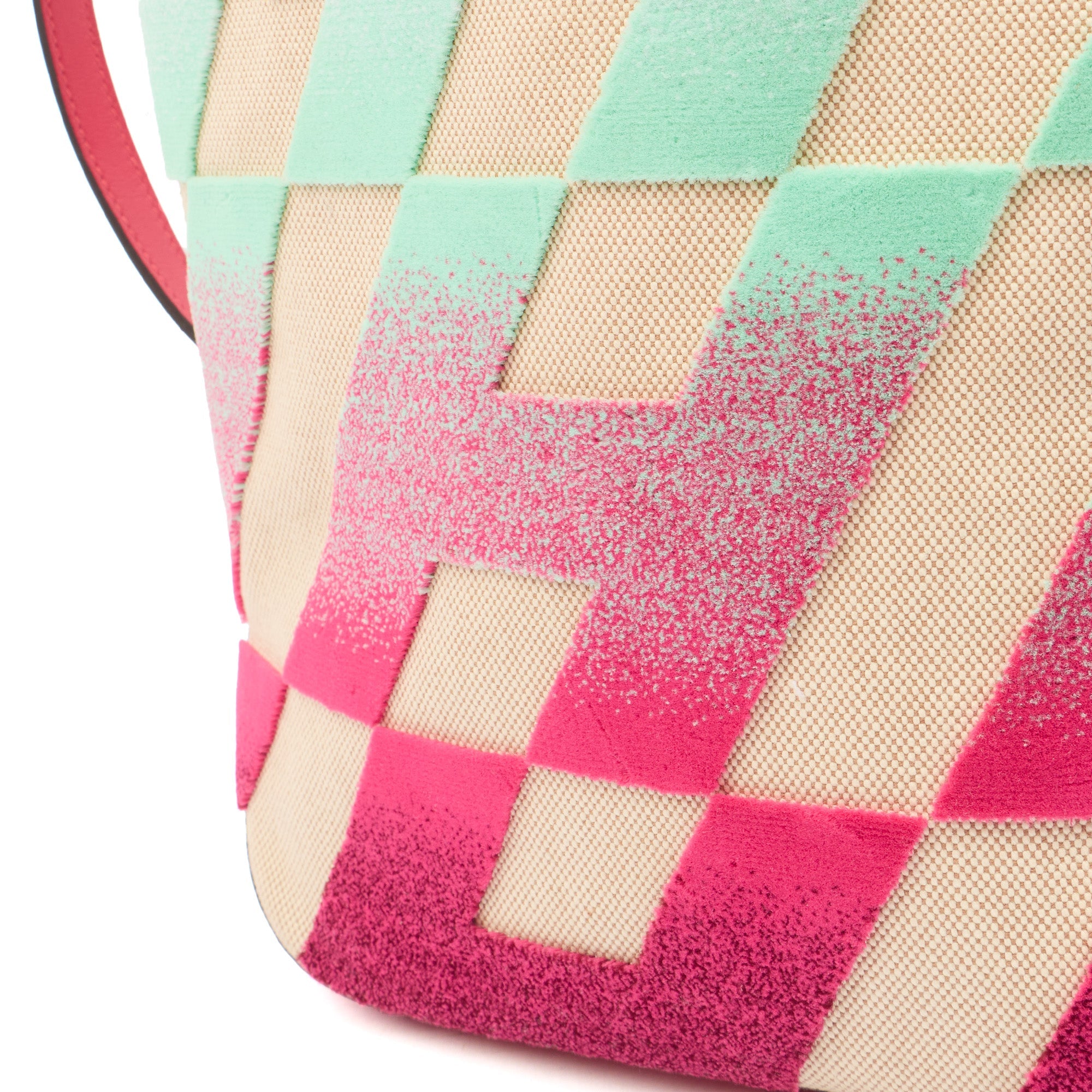 Hermes Tote Clic-H 21 Bag in Multi, Canvas