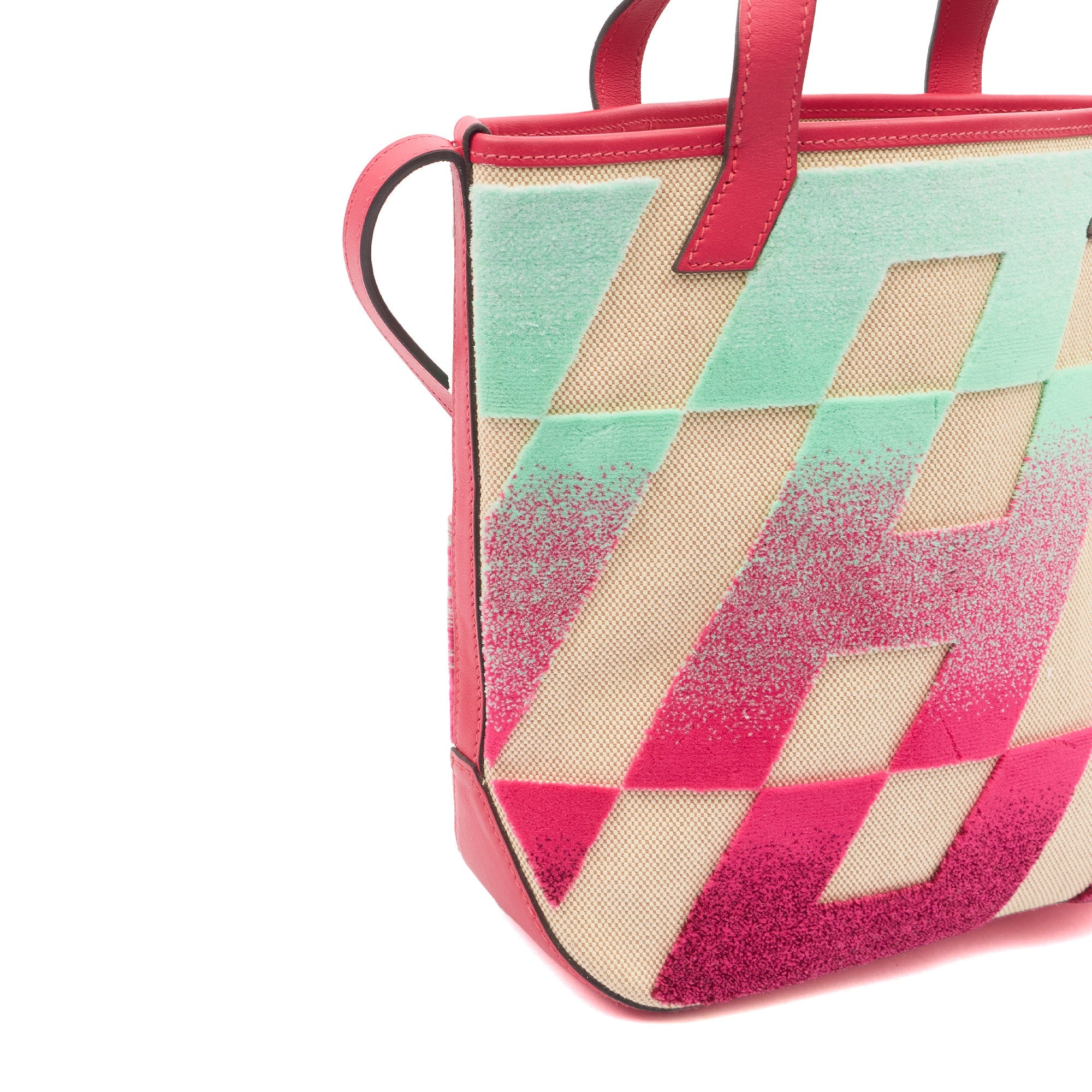 Hermes Tote Clic-H 21 Bag in Multi, Canvas