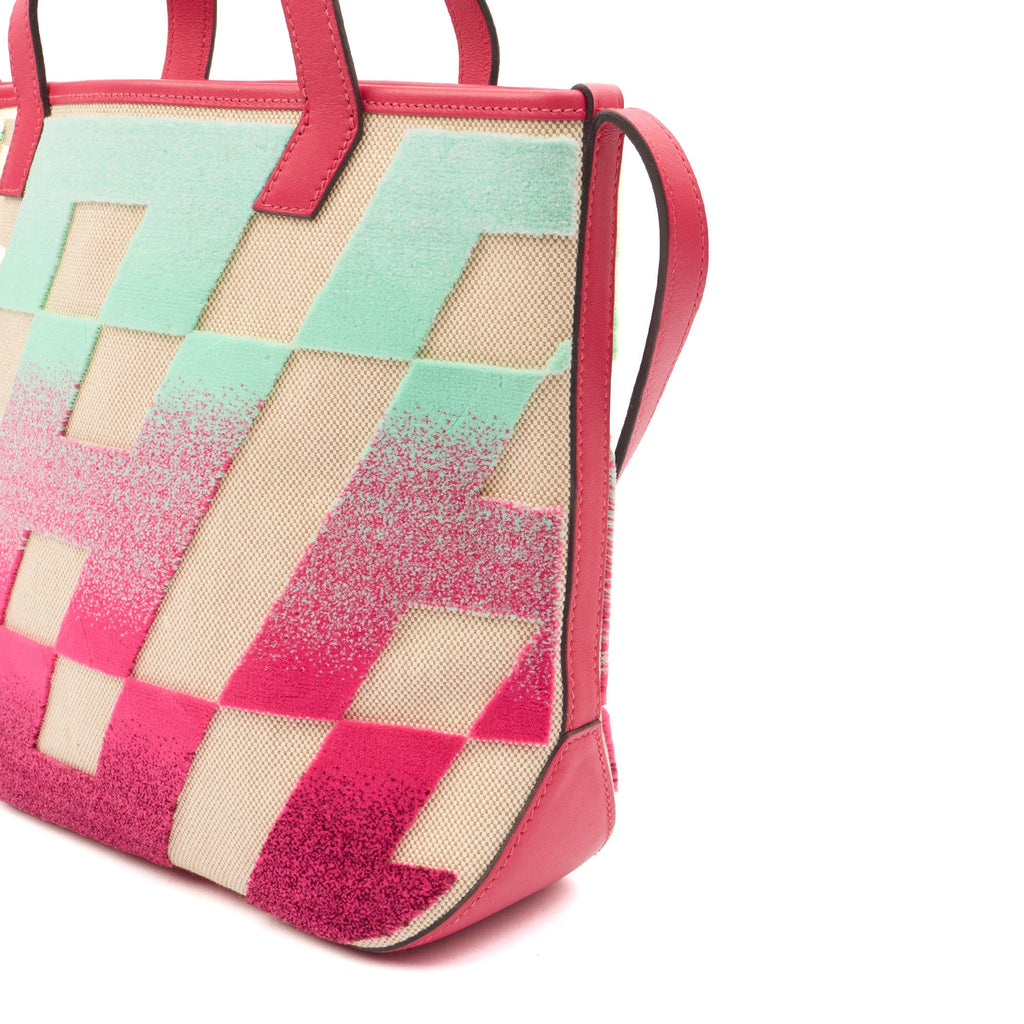 Hermes Tote Clic-H 21 Bag in Multi, Canvas
