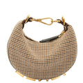 Fendi Mini Bag Fendigraphy - Nano in Brown, Fabric
