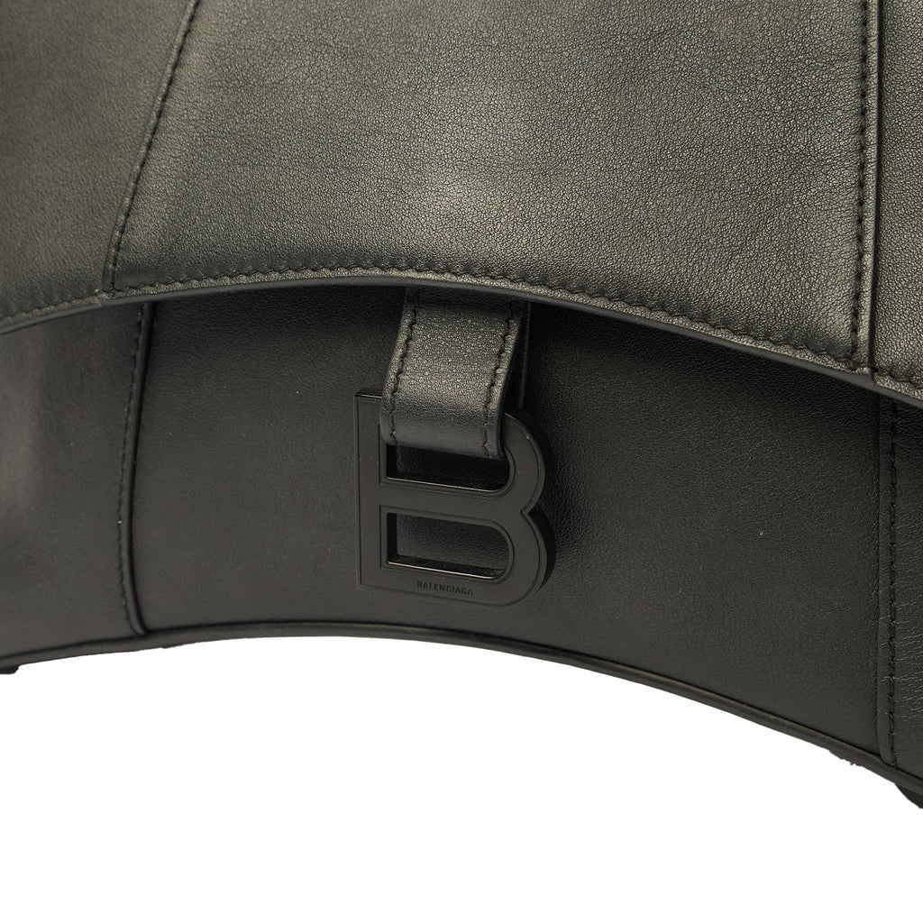 Balenciaga Shoulder Bag Downtown - Small in Black, Leather