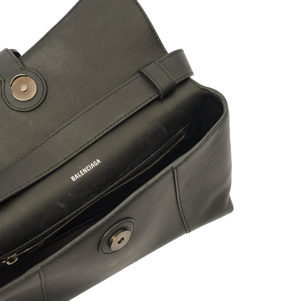 Balenciaga Shoulder Bag Downtown - Small in Black, Leather