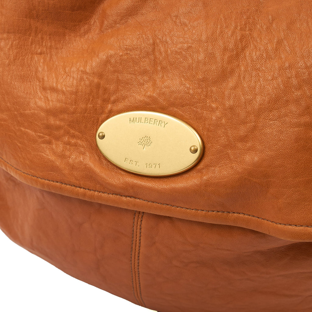 Mulberry Tote Hayden in Brown, Calfskin Leather