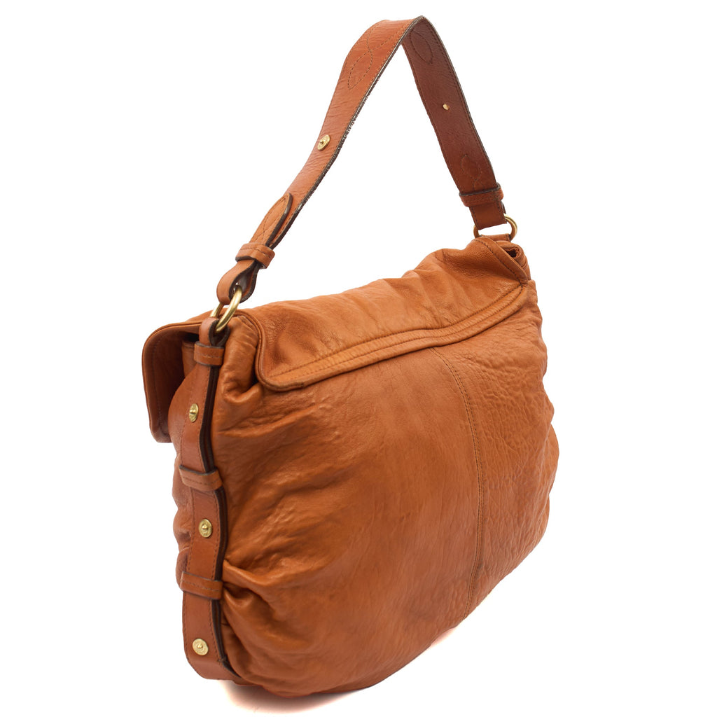 Mulberry Tote Hayden in Brown, Calfskin Leather