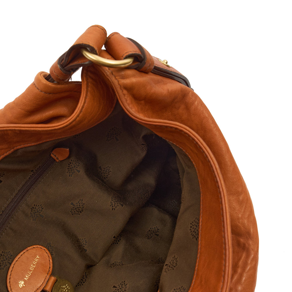 Mulberry Tote Hayden in Brown, Calfskin Leather