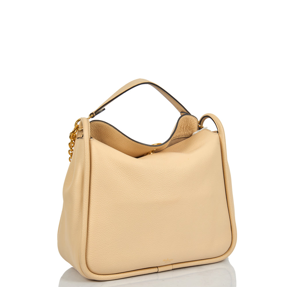 Mulberry Leighton in Neutral, Leather
