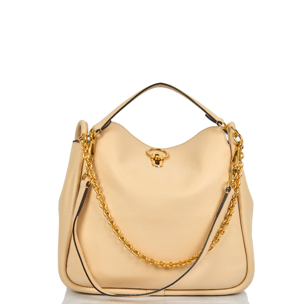 Mulberry Leighton in Neutral, Leather