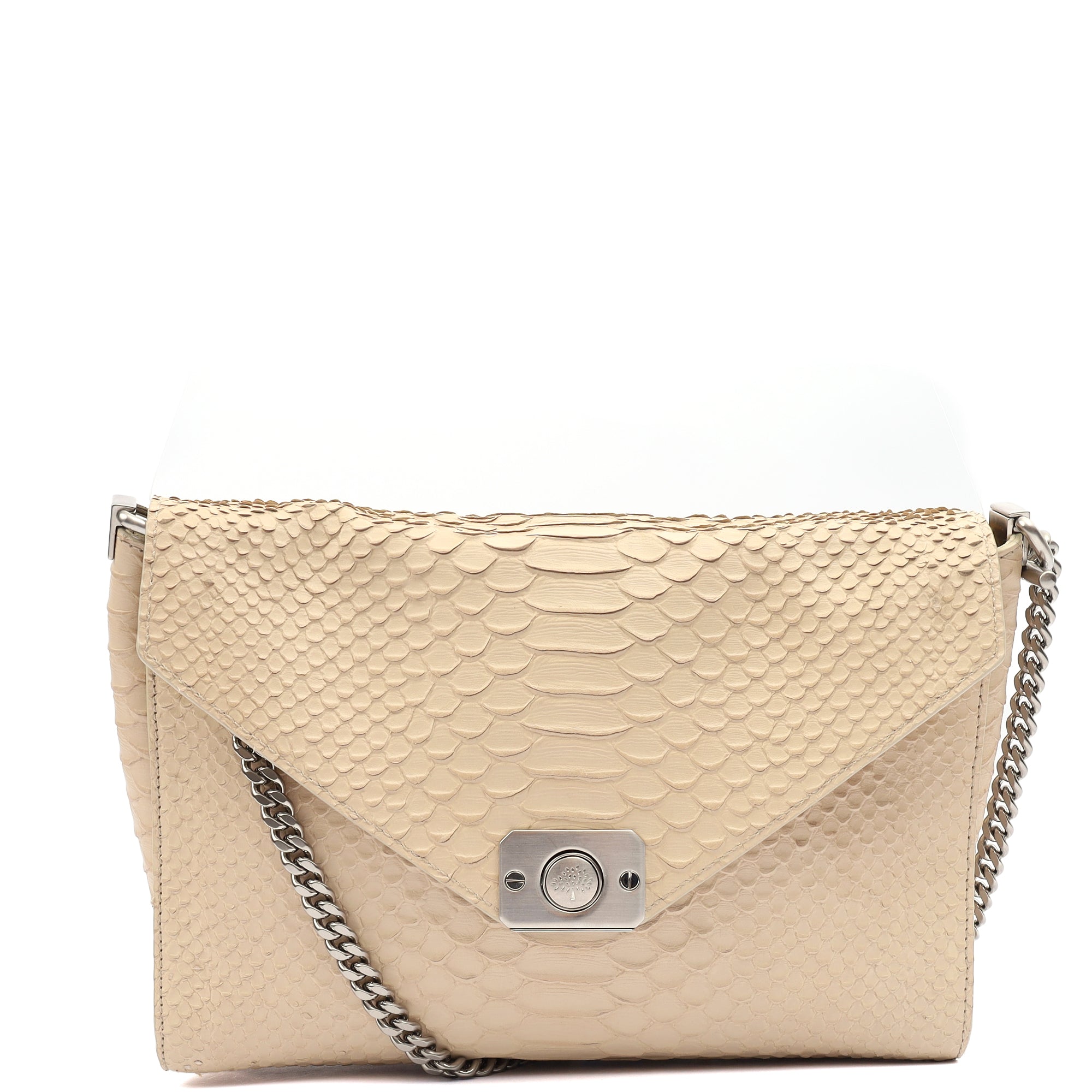Mulberry Cross Body Delphie Reversible  in Neutral, Python Leather