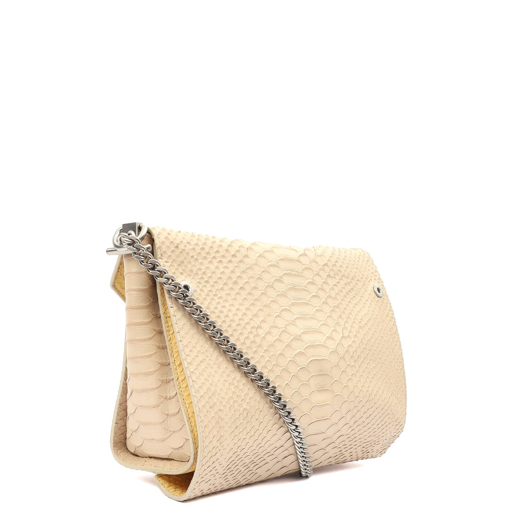Mulberry Cross Body Delphie Reversible  in Neutral, Python Leather