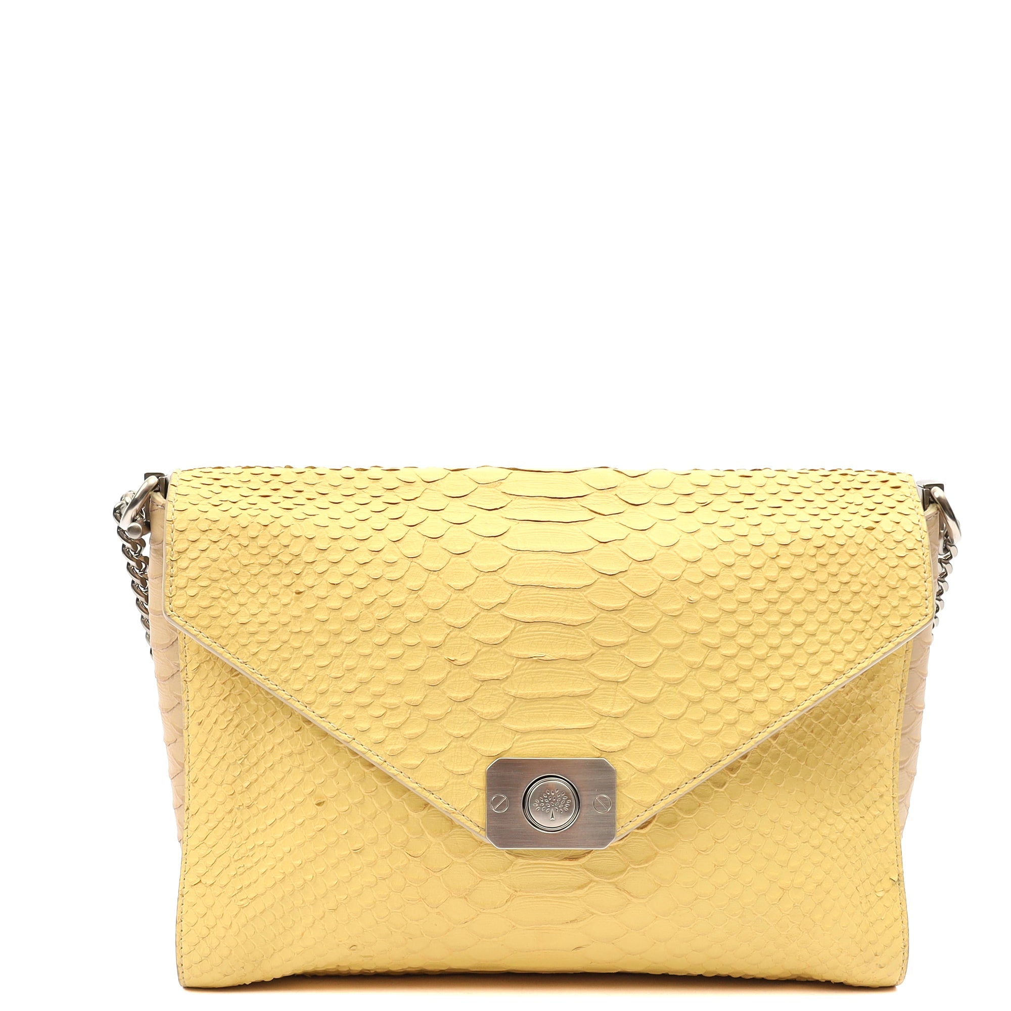 Mulberry Cross Body Delphie Reversible  in Neutral, Python Leather