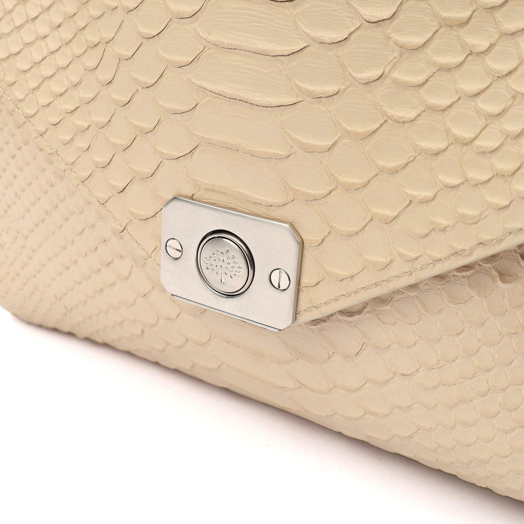 Mulberry Cross Body Delphie Reversible  in Neutral, Python Leather