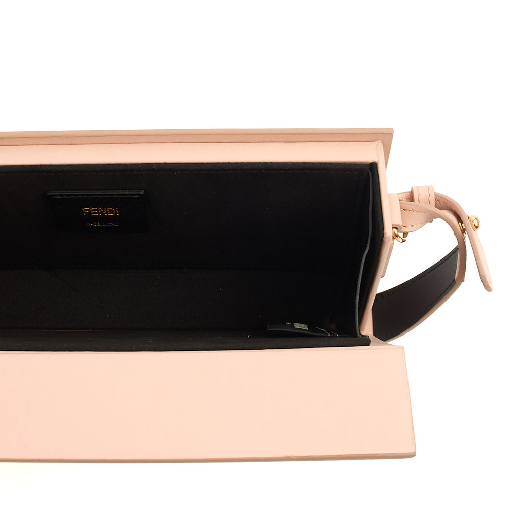Fendi Cross Body Vertical Box Bag in Pink, Leather
