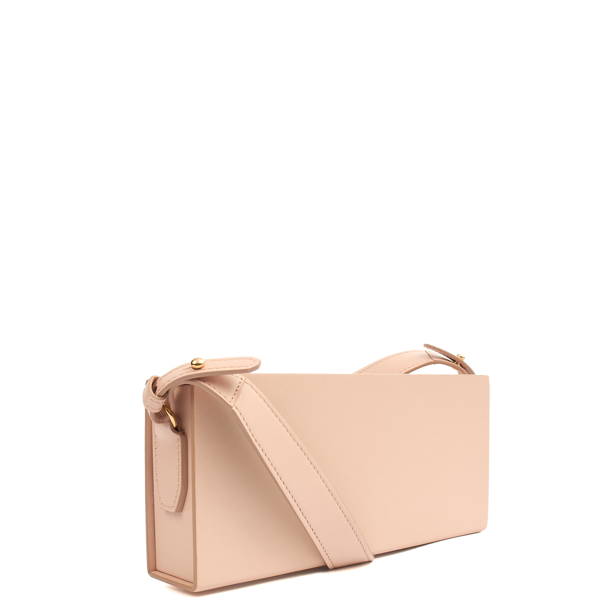 Fendi Cross Body Vertical Box Bag in Pink, Leather