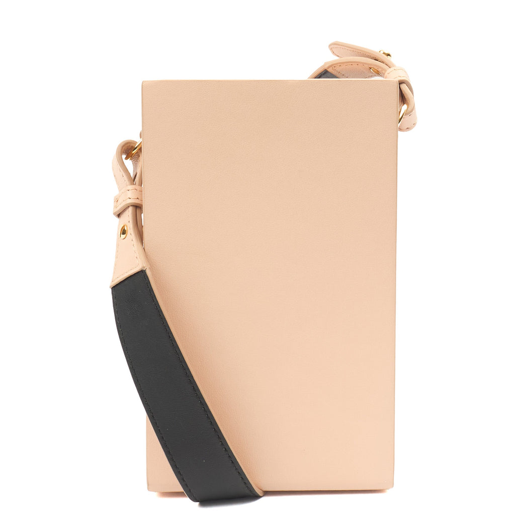 Fendi Cross Body Vertical Box Bag in Pink, Leather