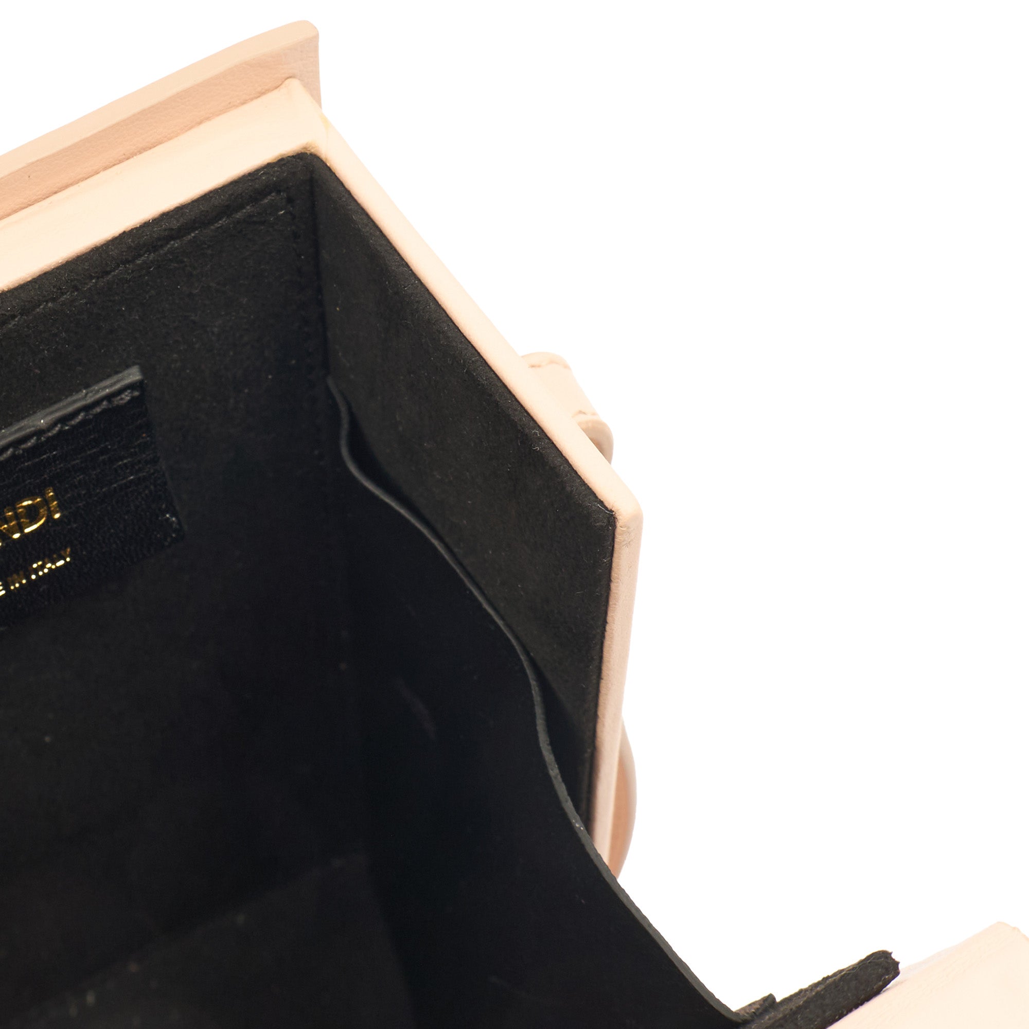 Fendi Cross Body Vertical Box Bag in Pink, Leather