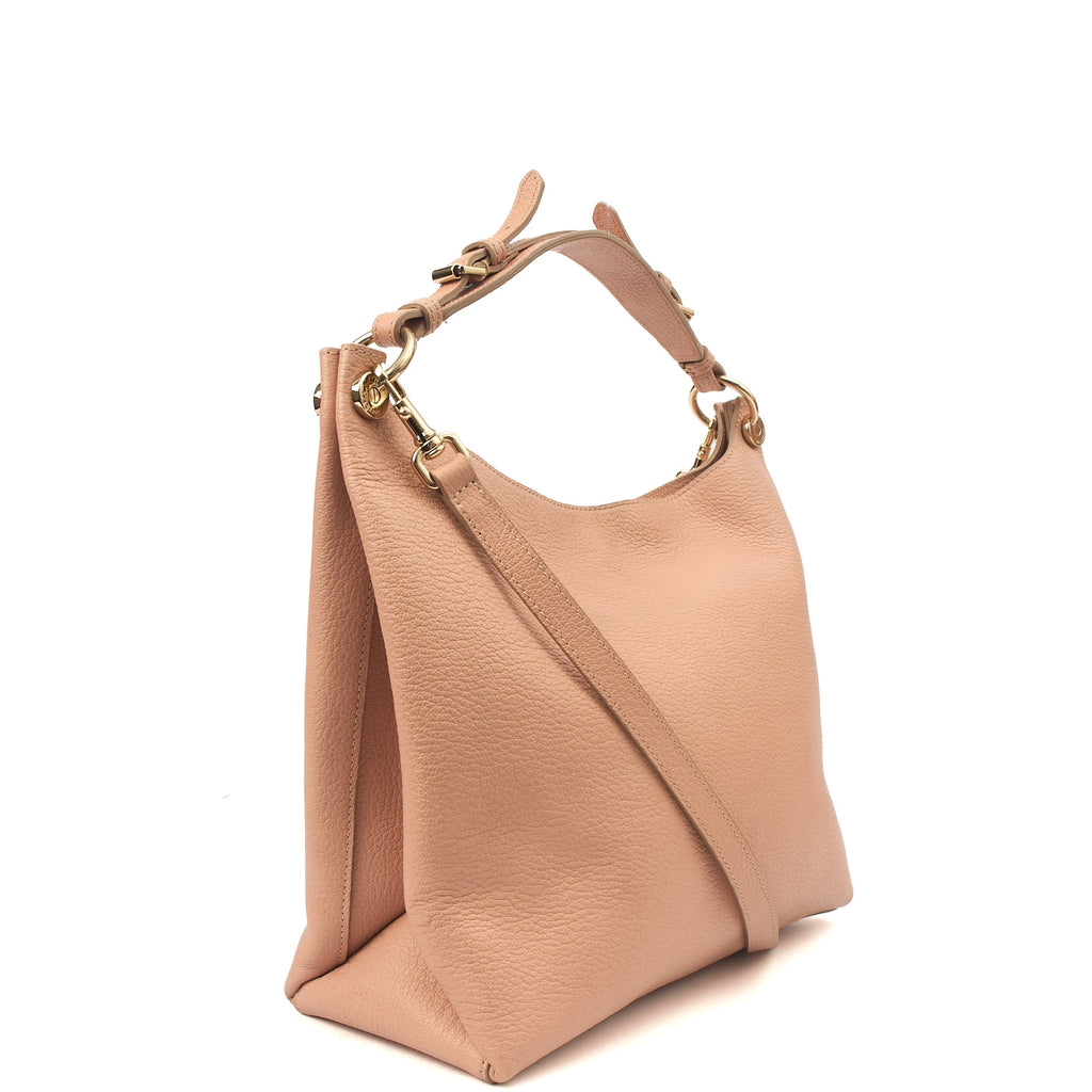 Mulberry Shoulder Bag Freya in Rose Petal, Leather