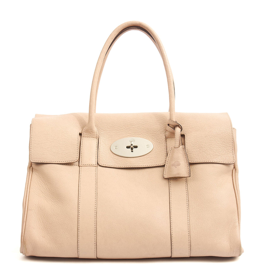 Mulberry Top Handle Bayswater Heritage in Rose Water, Calfskin Leather
