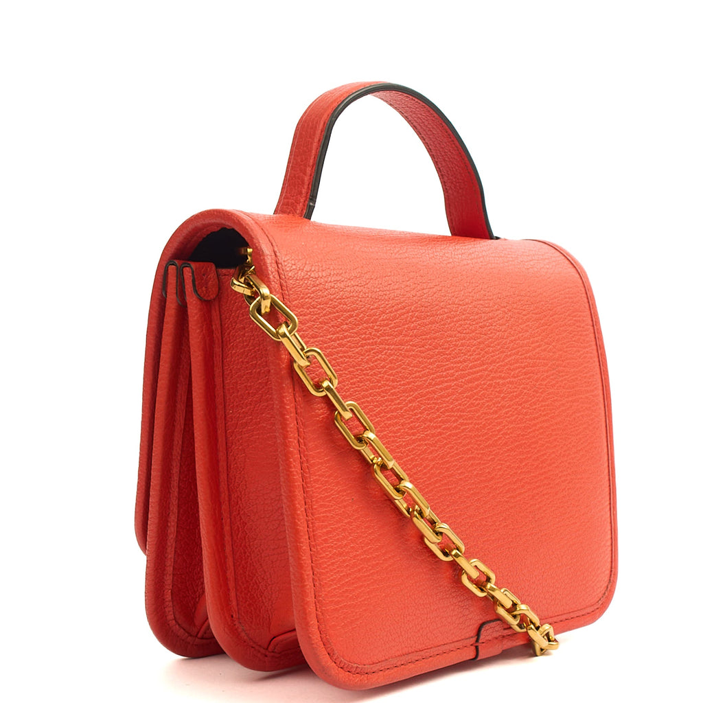 Mulberry Cross Body Sadie - Square in Orange, Calfskin Leather