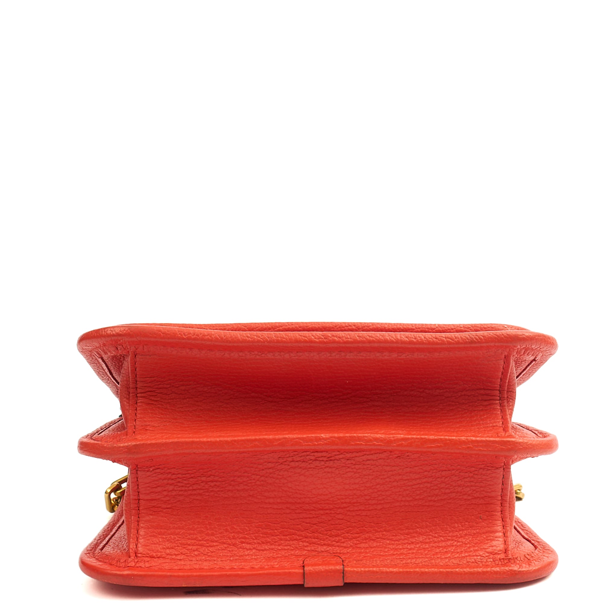 Mulberry Cross Body Sadie - Square in Orange, Calfskin Leather