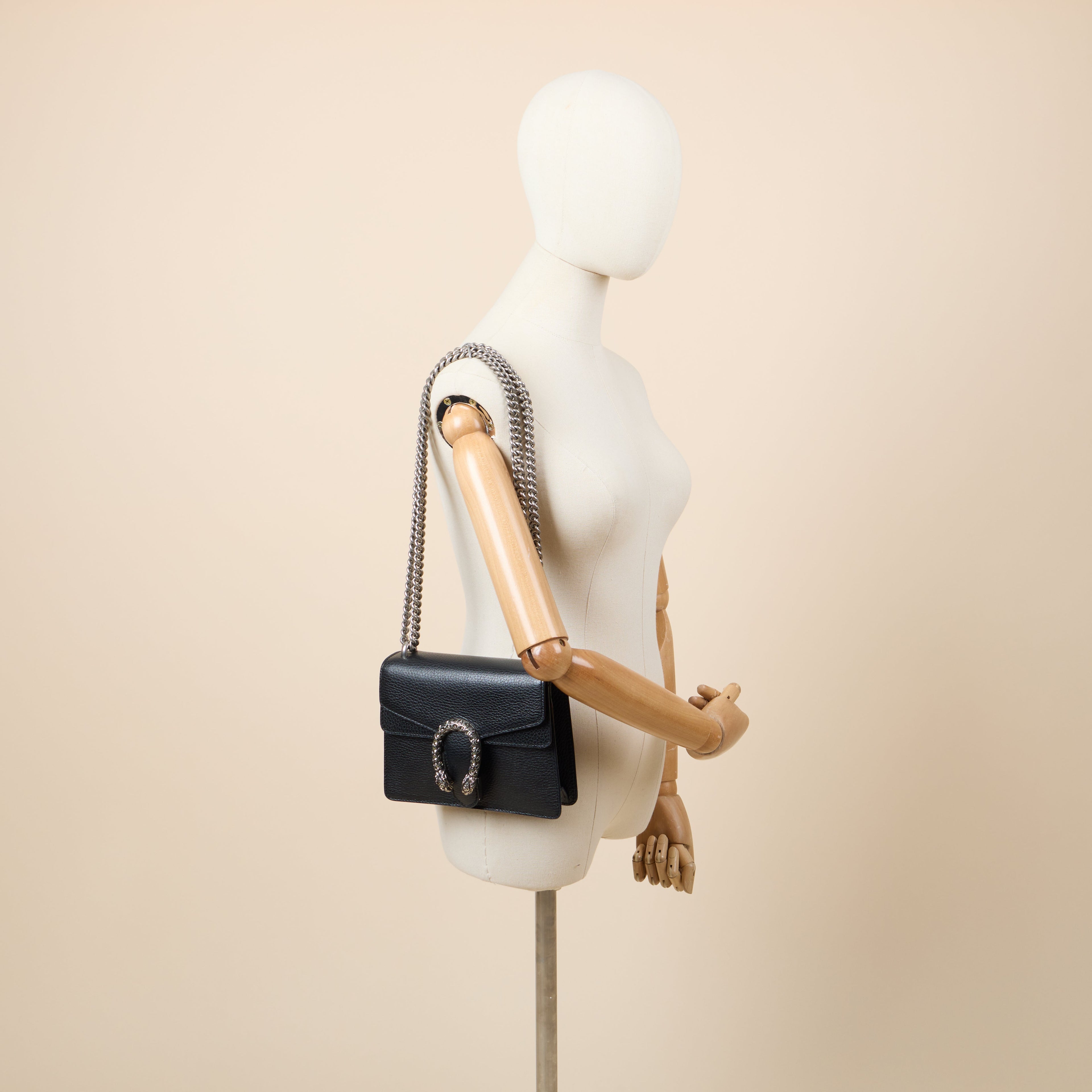 Gucci Cross Body Dionysus - Mini in Black, Leather