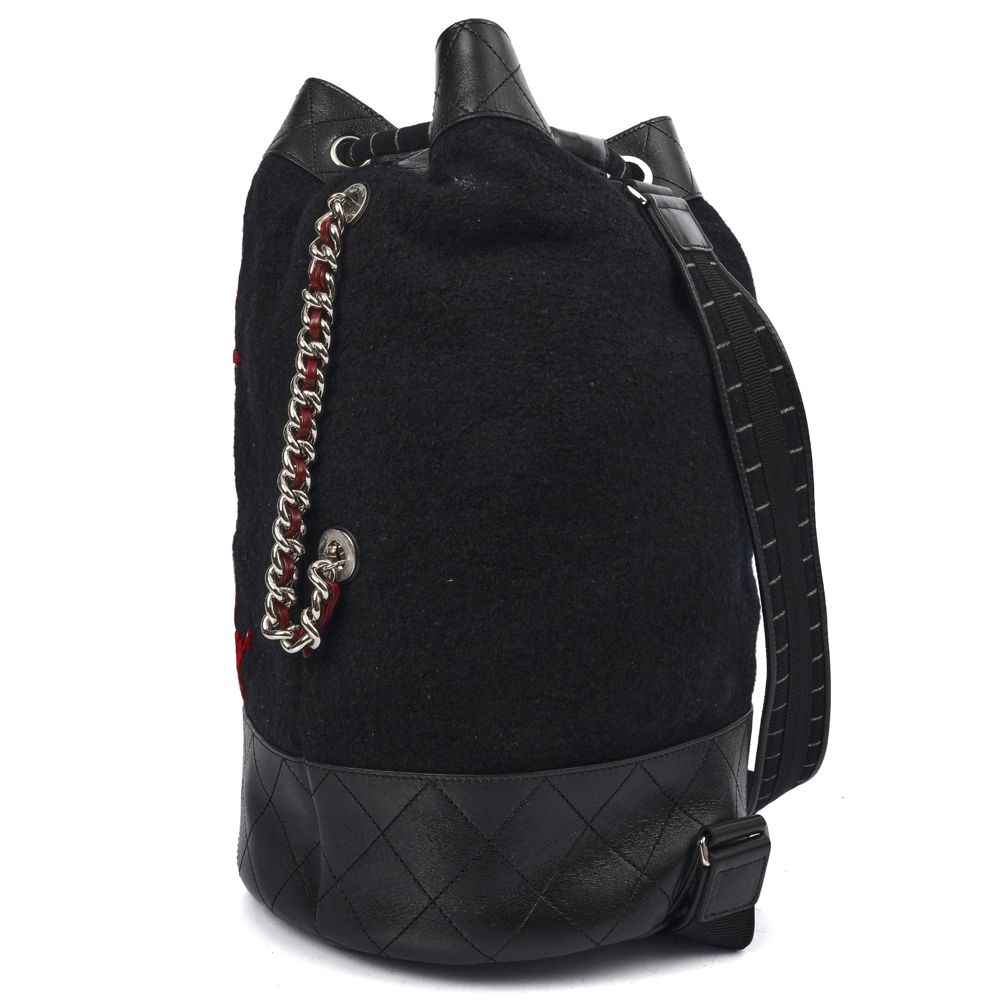 Chanel Backpack Backpack in Black, Fabric