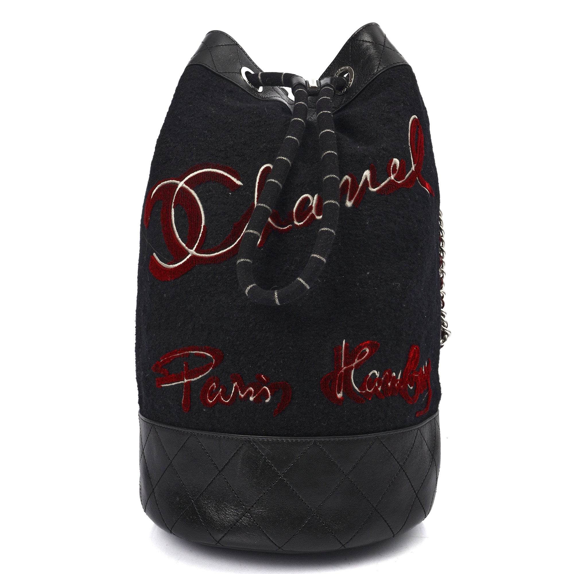 Chanel Backpack Backpack in Black, Fabric