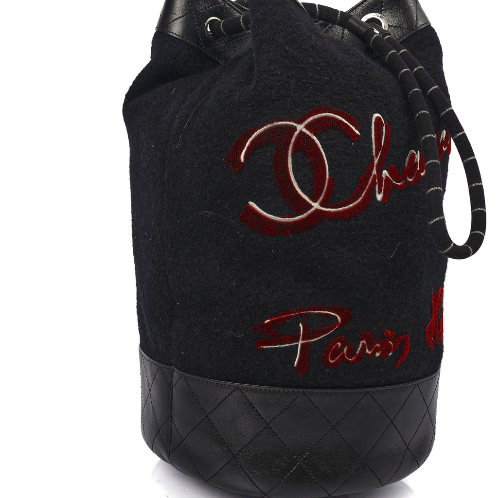 Chanel Backpack Backpack in Black, Fabric