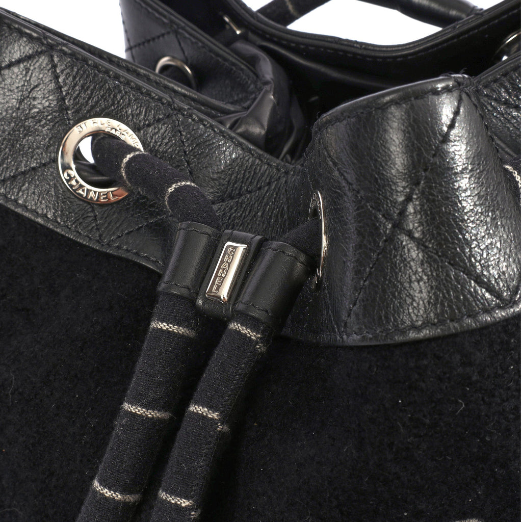 Chanel Backpack Backpack in Black, Fabric