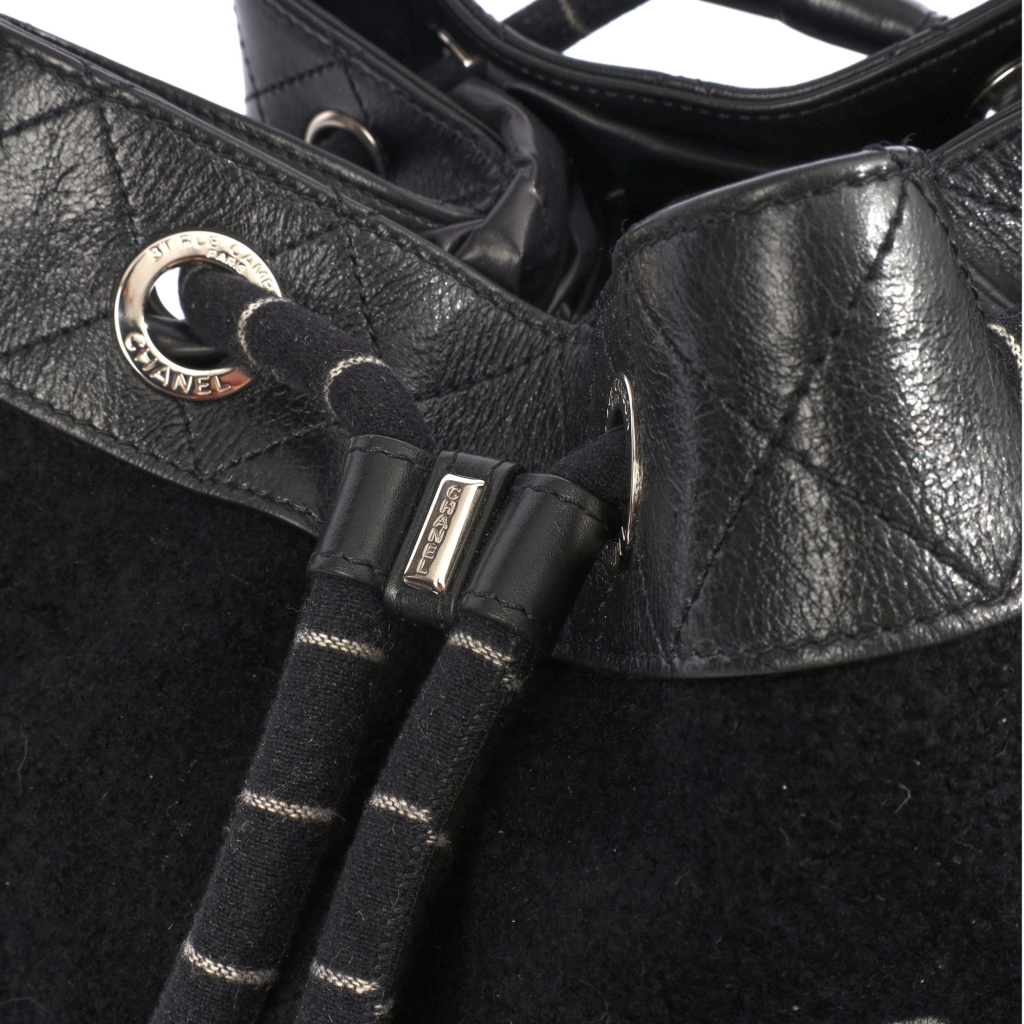 Chanel Backpack Backpack in Black, Fabric