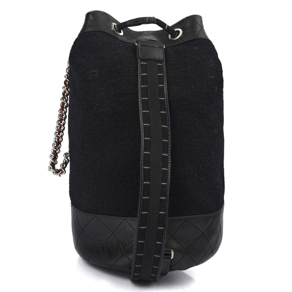 Chanel Backpack Backpack in Black, Fabric