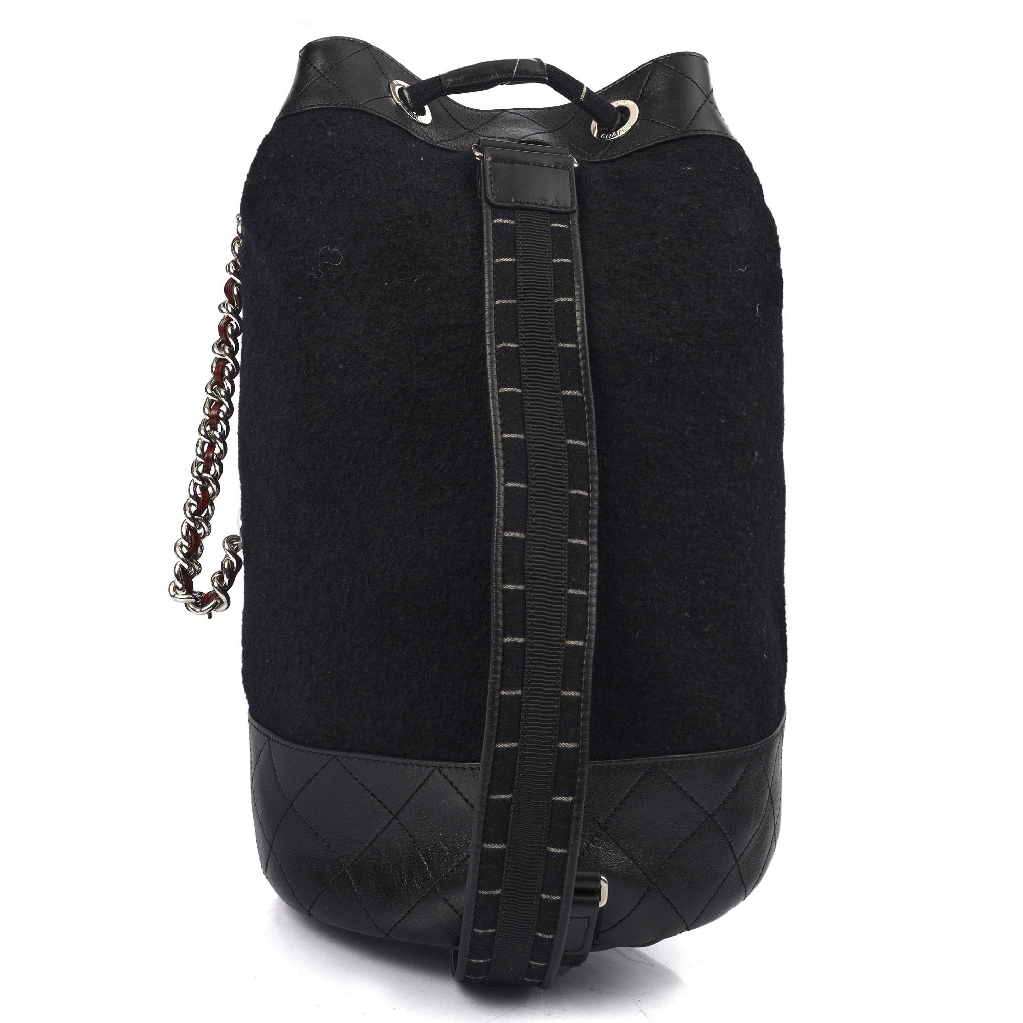 Chanel Backpack Backpack in Black, Fabric