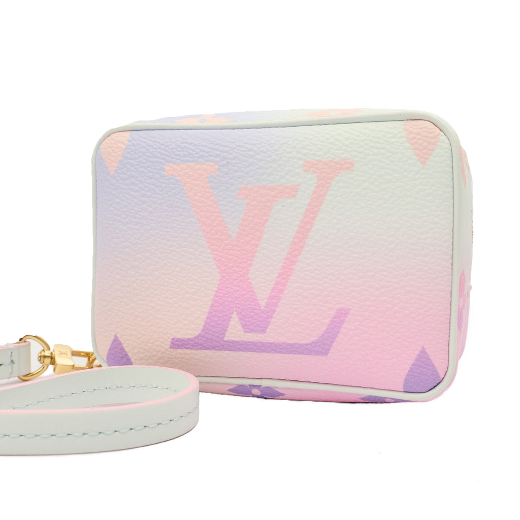 Louis Vuitton Cosmetic Bag Trousse Wapity Pouch in Sunrise Pastel, Canvas