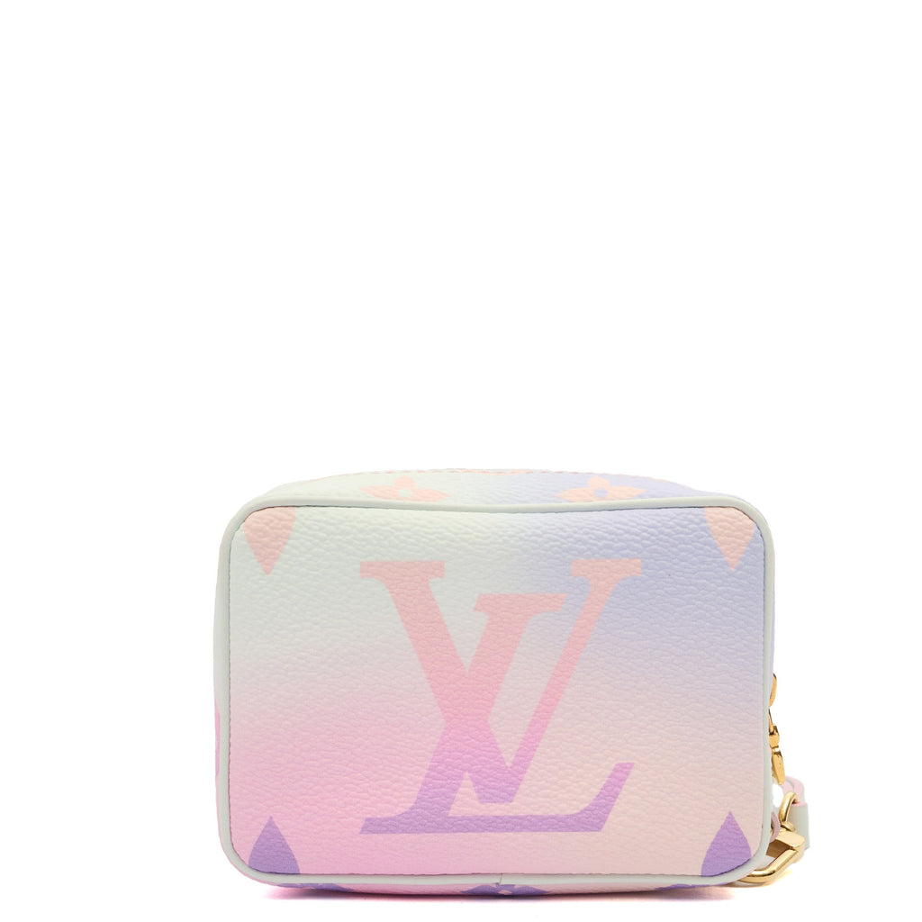 Louis Vuitton Cosmetic Bag Trousse Wapity Pouch in Sunrise Pastel, Canvas