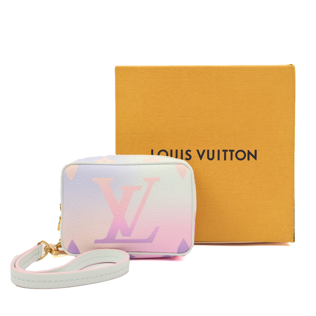 Louis Vuitton Cosmetic Bag Trousse Wapity Pouch in Sunrise Pastel, Canvas