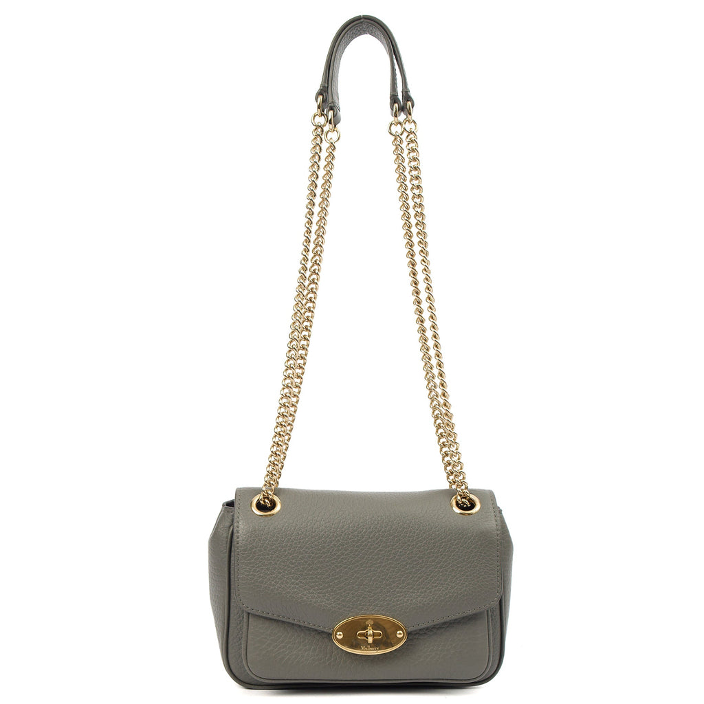 Mulberry Cross Body Darley Shoulder Bag  in Charcoal, Leather